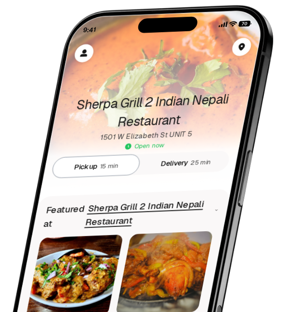 Sherpa Grill 2 Indian Nepali Restaurant app preview